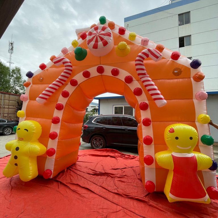 4m high inflatable candy tunnel arch (4)