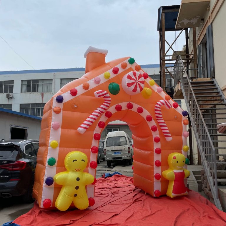 4m high inflatable candy tunnel arch (5)