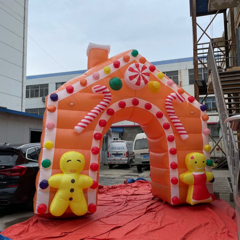 4m high inflatable candy tunnel arch (6)