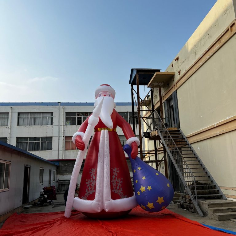 5.5m inflatable Christmas santa cartoon