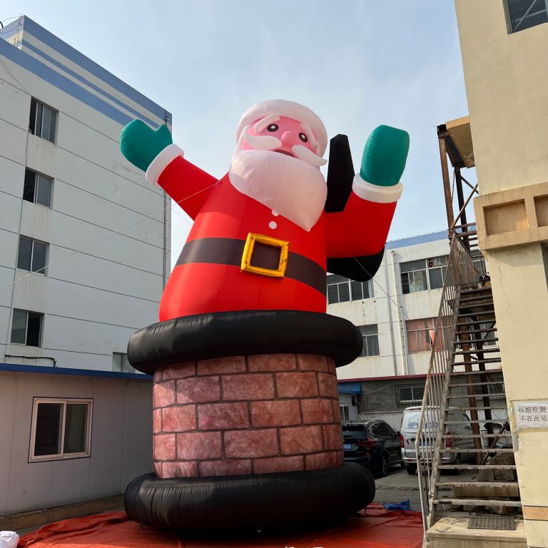 8m inflatable santa clause inflatable cartoon for decoration
