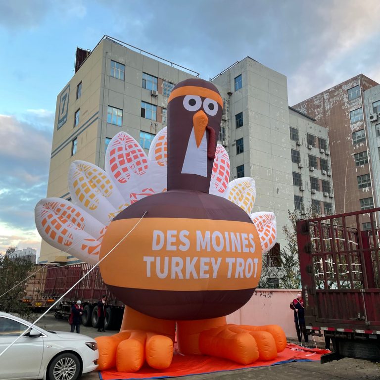 8m high inflatable gaint Christmas turkey