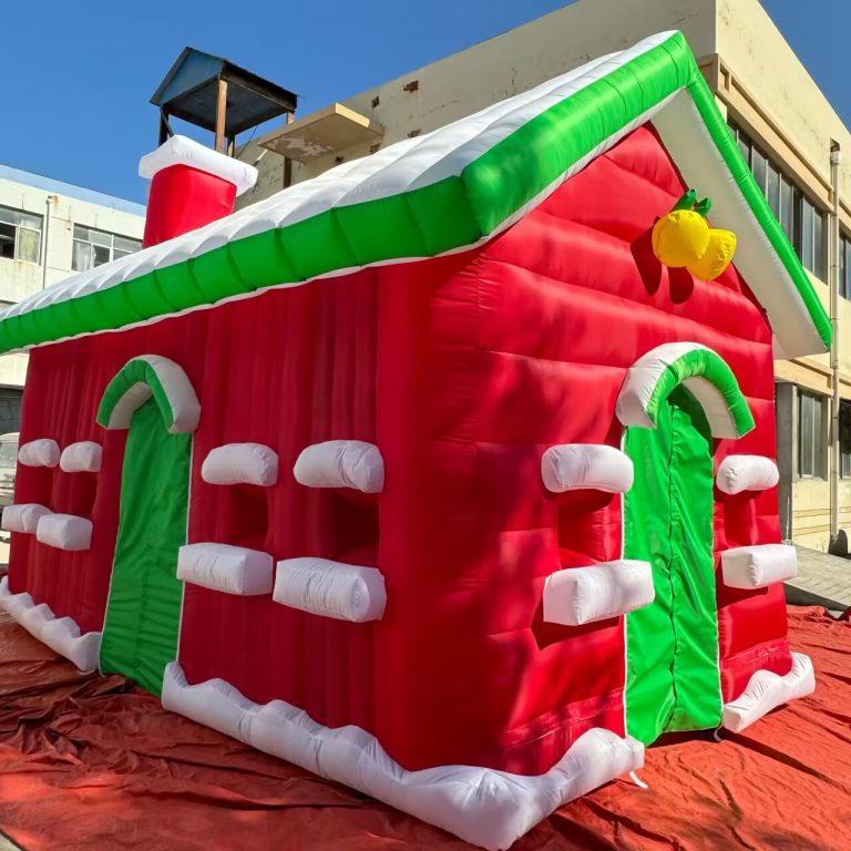 inflatable Santa Claus's Cabin for Christmas