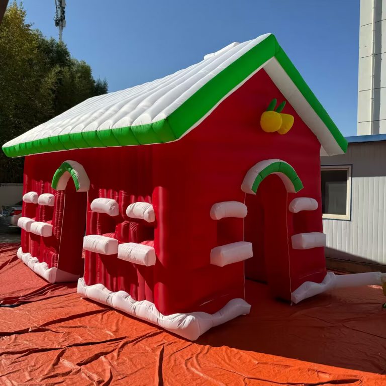 6m *4m inflatable Christmas santa clause house