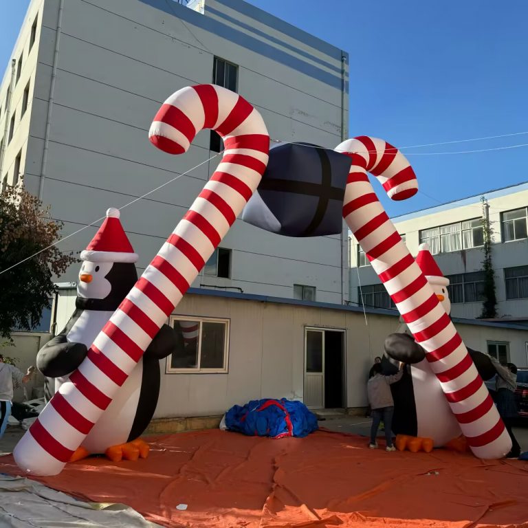 giant inflatable Christmas arch inflatable candy arch