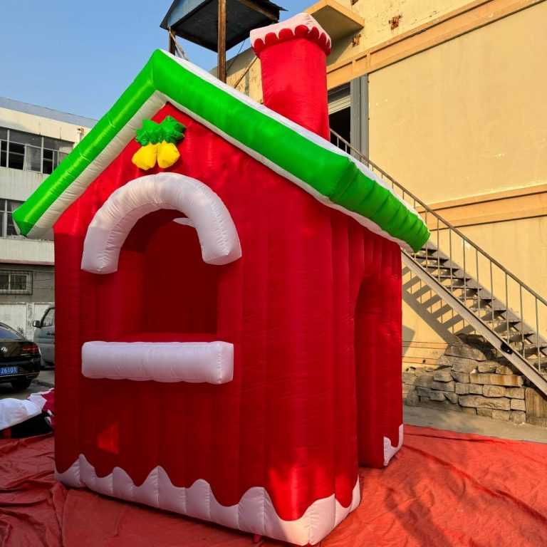 Christmas inflatable cabin house 3m wide 4m tall