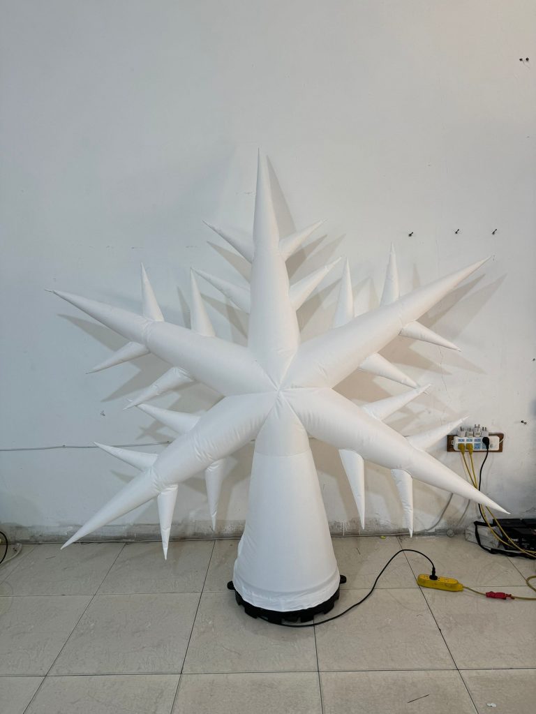 inflatable snowflakes inflatable star lighting for Christmas