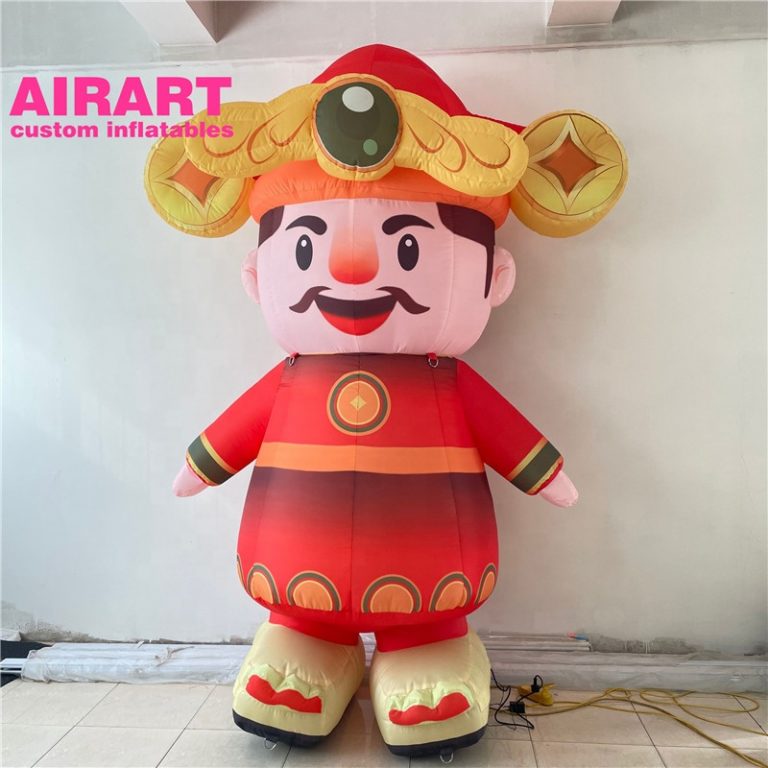 inflatable god of wealth inflatable tranditional cartoon for holiday