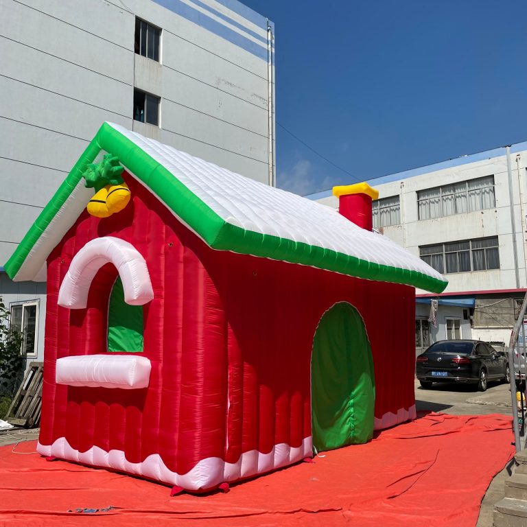 inflatable Christmas santa house for party