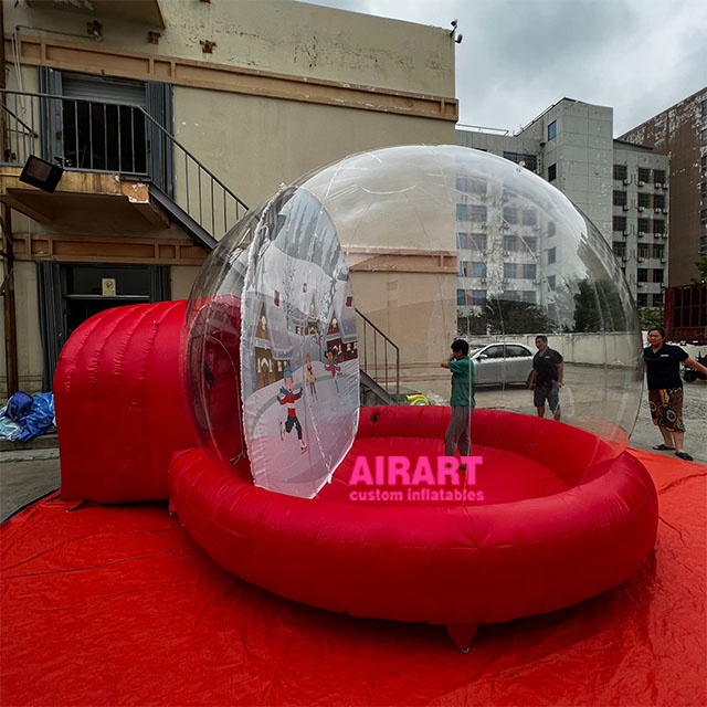 inflatable snow ball snow global for Christmas