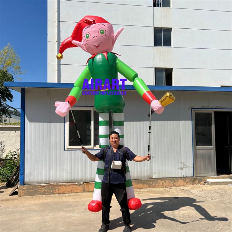 inflatable elf puppet Christmas inflatable elf