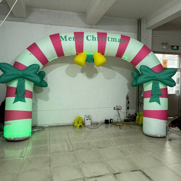 custom candy inflatable arch Christmas inflatable decoration