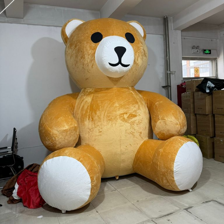 brown inflatable bear