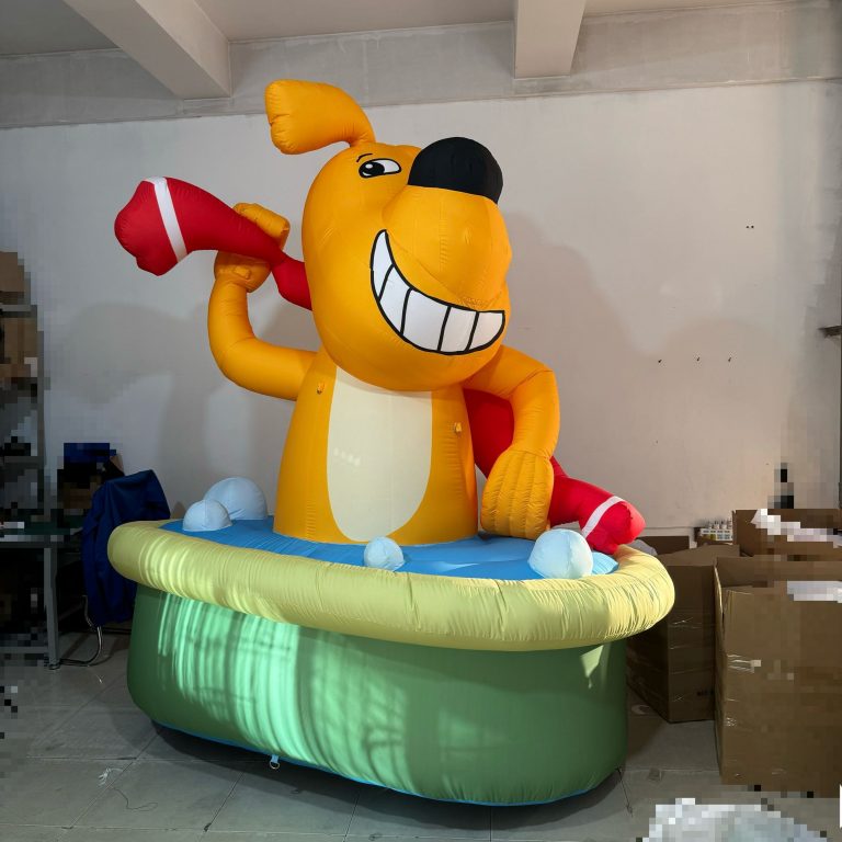 special custom design inflatable dog cartoon