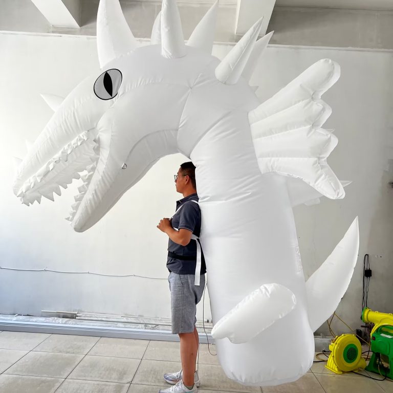 custom inflatable dragon costume puppet for festival parade