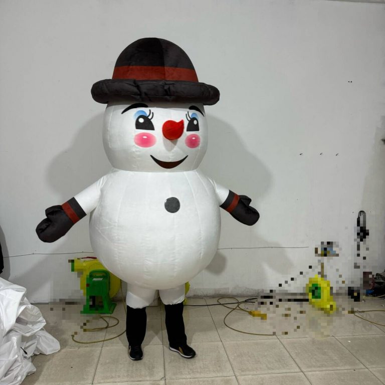2.5m moving parade inflatable costume inflatable snowman