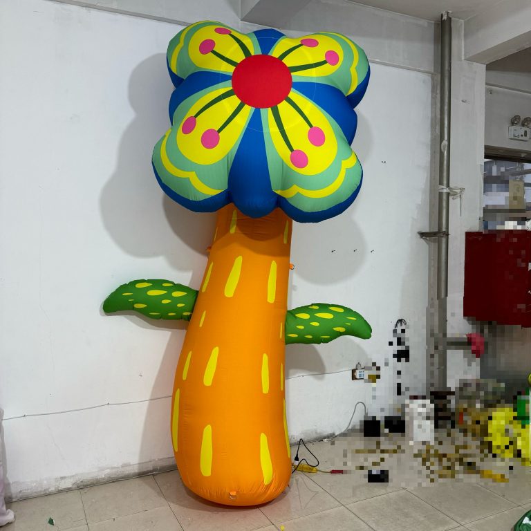 3m inflatable standing flowers decoration