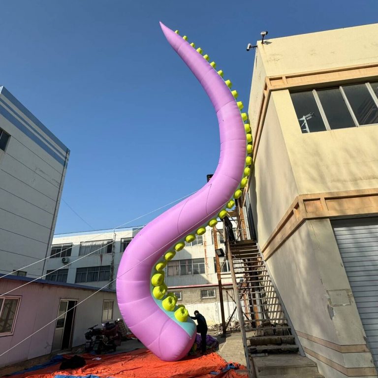 event decorating inflatable octopus tentacles 10m long