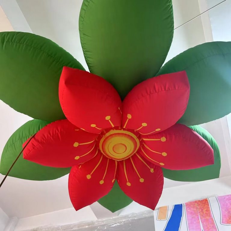 inflatable ceiling decoration flowers with lighting effect