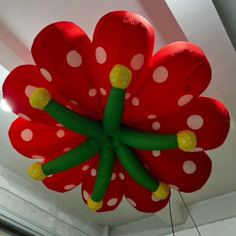 hanging 2m inflatable flowers inflatable decoration