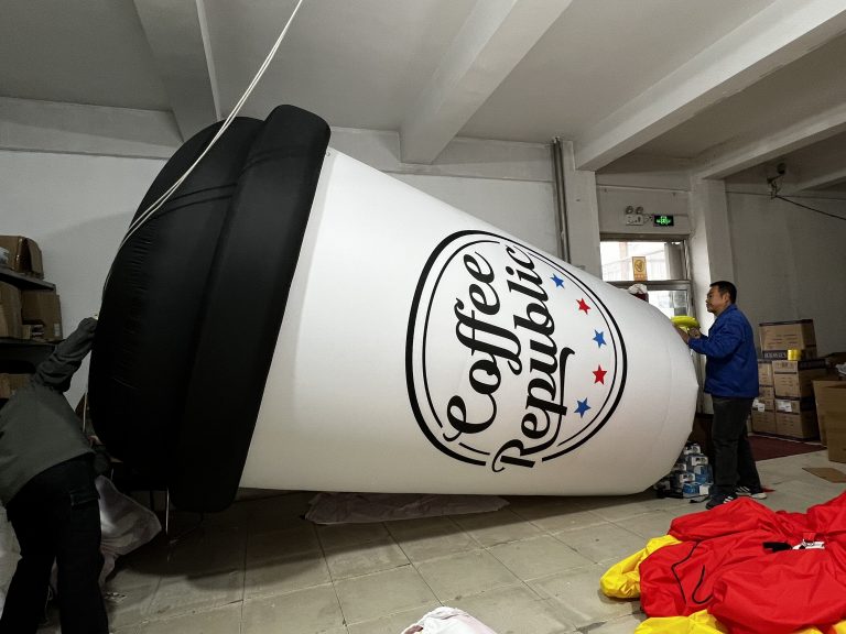 giant inflatable coffee cup simulation inflatable cup for advertising
