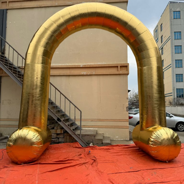 inflatable golden arch giant archway for event