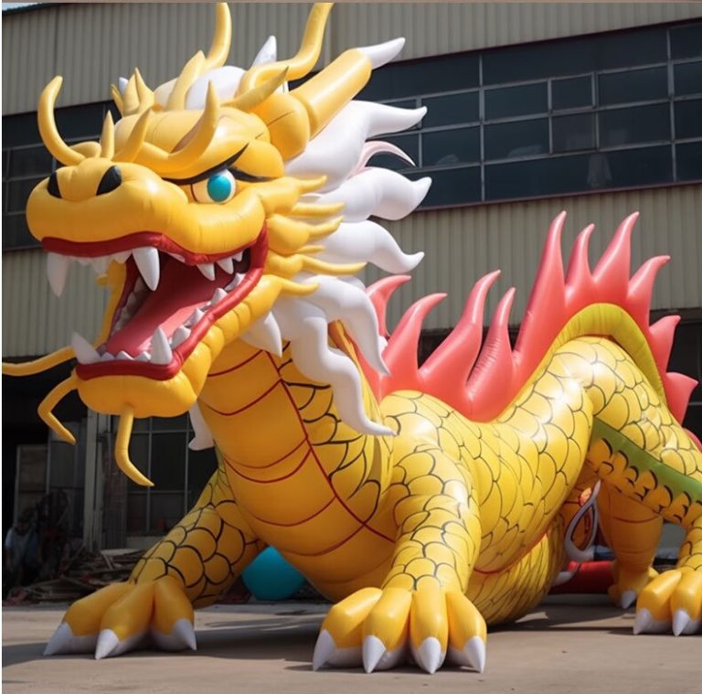 giant inflatable dragon Spring festival decoration cartoons