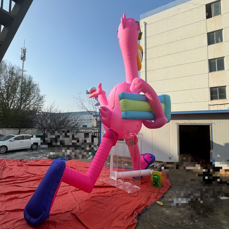 6m inflatable flamingo