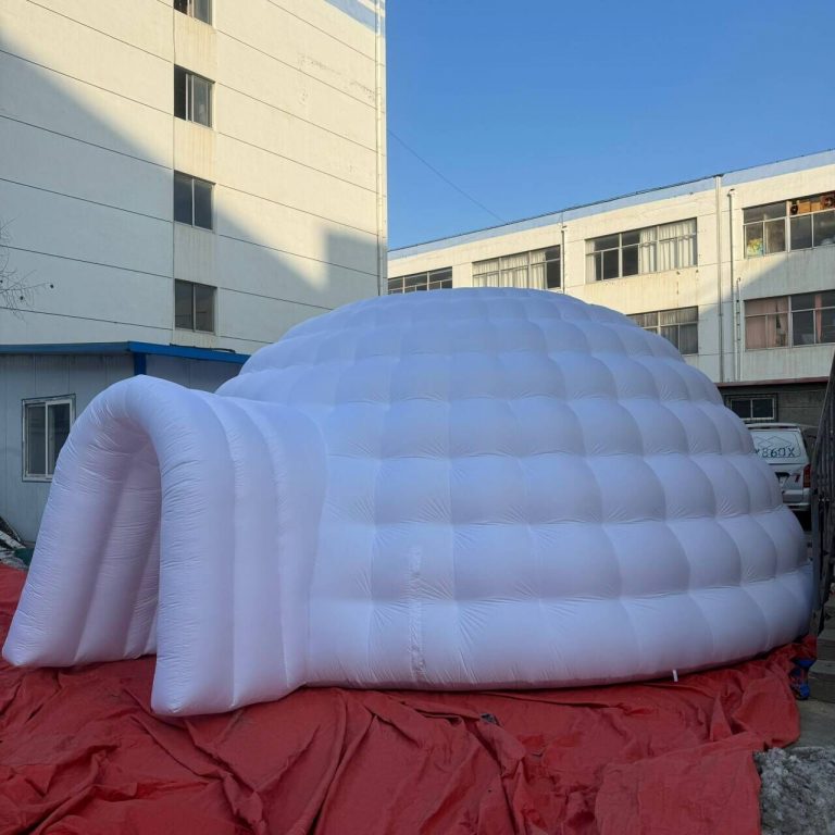 7M inflatable white igloo inflatable tent for event