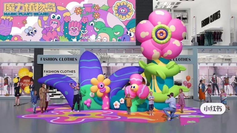 them event inflatable flower Decorative combination for CBD