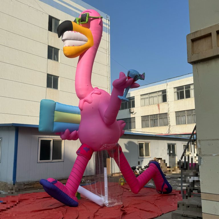 giant flamingo inflatable
