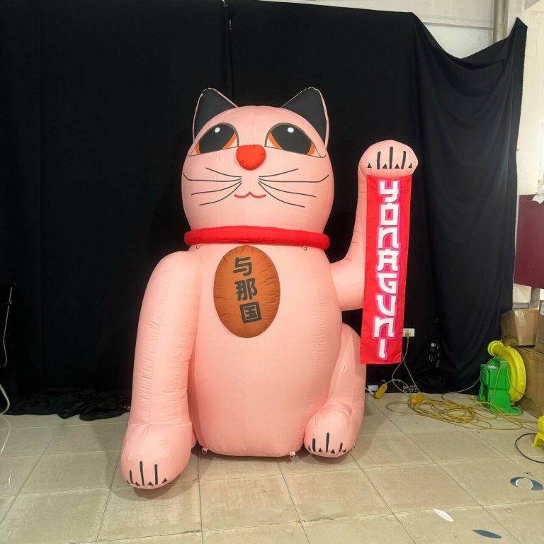 cutom inflatable 2m cat cartoon