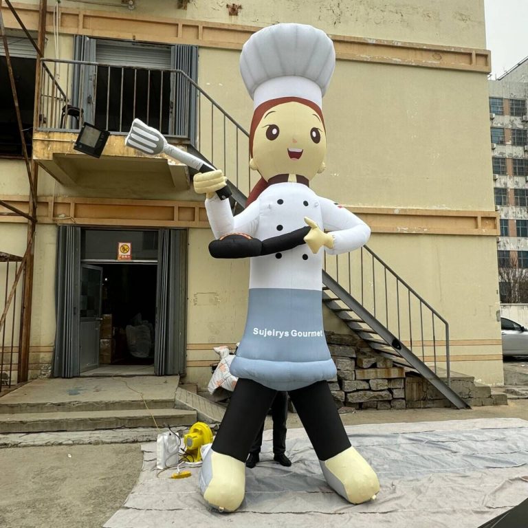 4m inflatable chef cartoon inflatable cook model