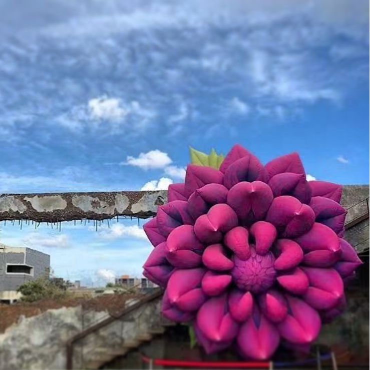 giant decorating inflatable flower customized inflatable for event