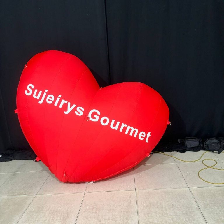 Valentine's Day inflatable heart decoration