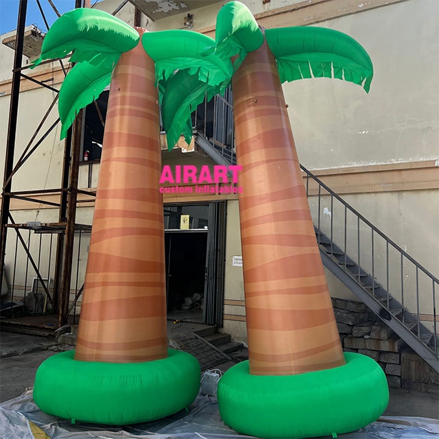 summer event decorating 4m inflatable palm tree