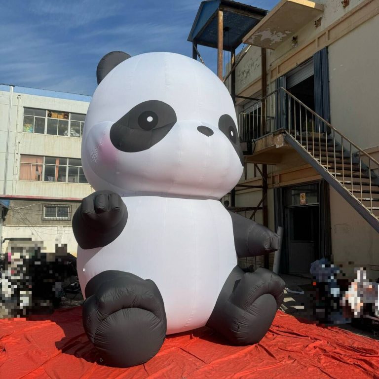 4m inflatable panda cartoon cute animal cartoons for decoration