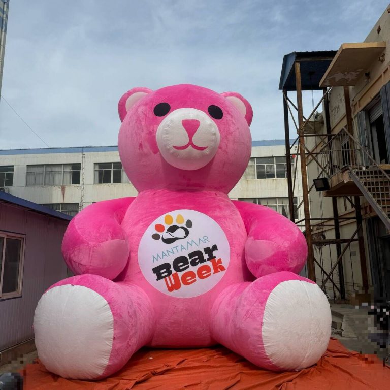 inflatable plush bear (2)