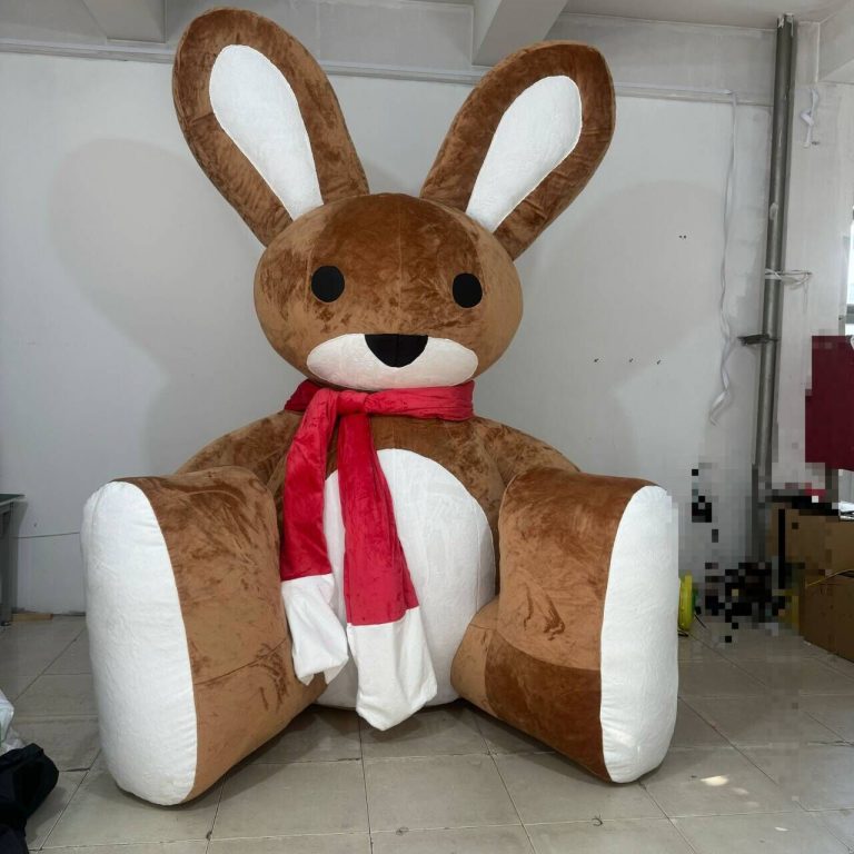 3m customized plush inflatable bunny