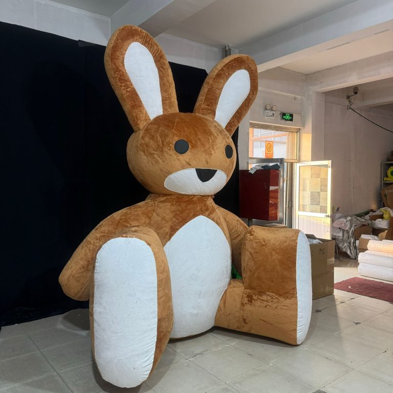 hot sales inflatable bunny inflatable plush rabbit cartoon