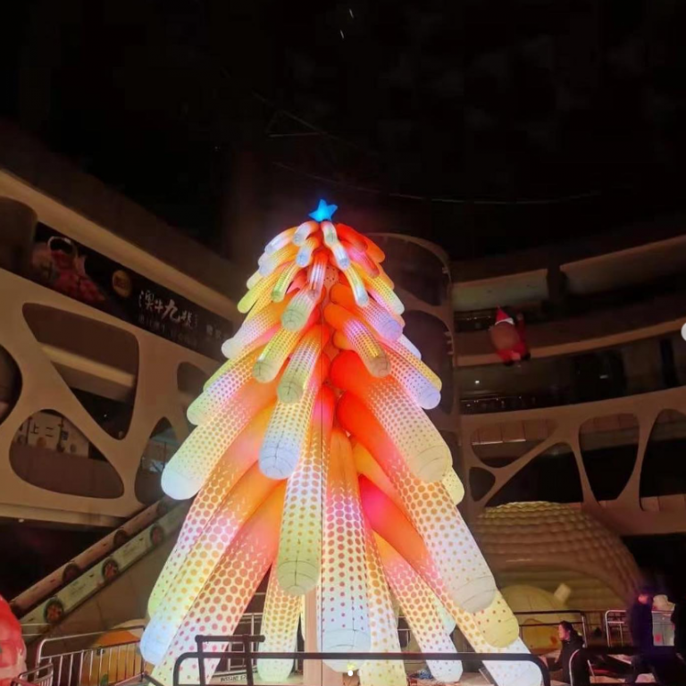 lighting 8m giant inflatable Christmas tree for decoration