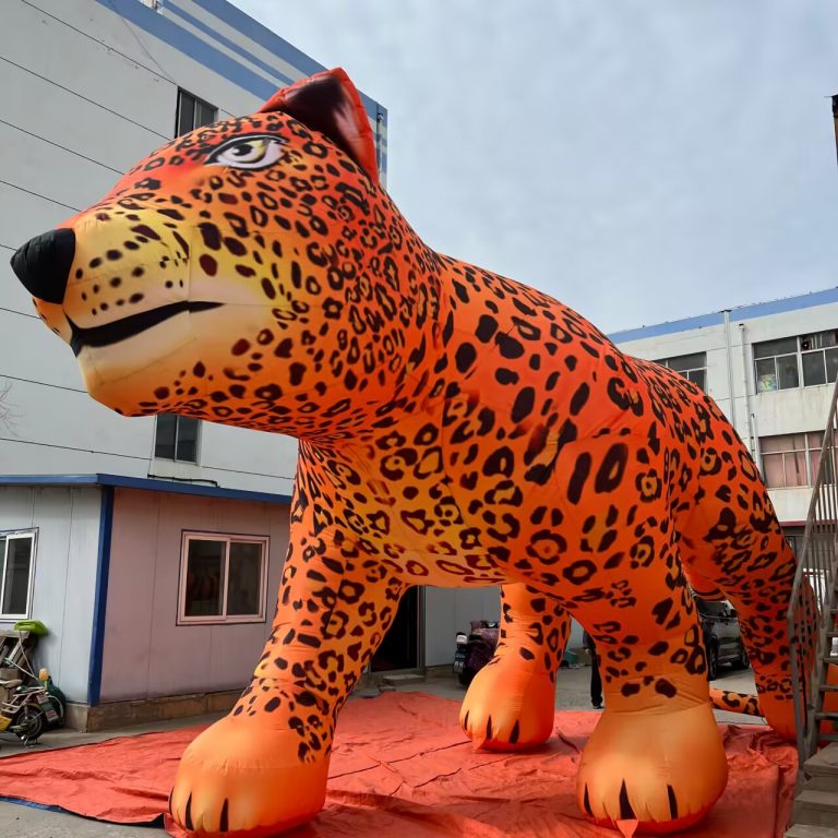 inflatable Leopard cartoon for outdoor event decoration