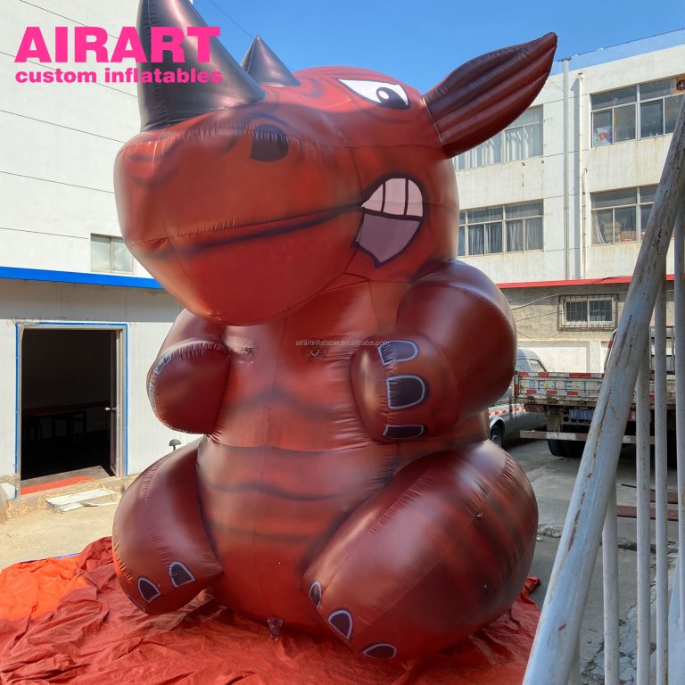 customized Rhino inflatable animal cartoons inflatable Rhino