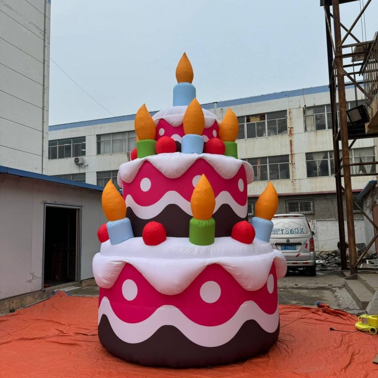4m inflatable cake decoration for party event