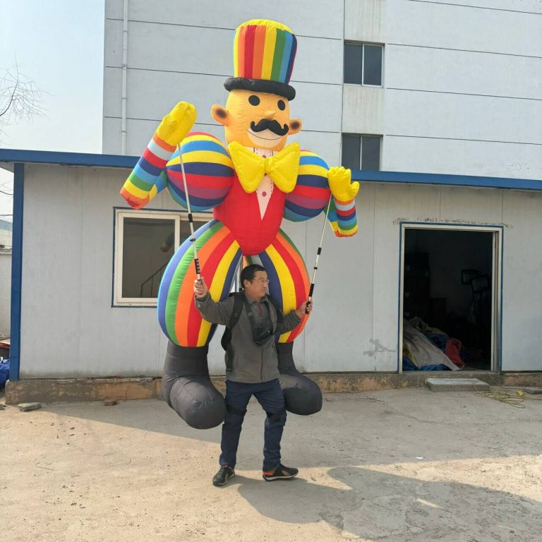 event decoration interactive performance clown puppet inflatable clown cartoon