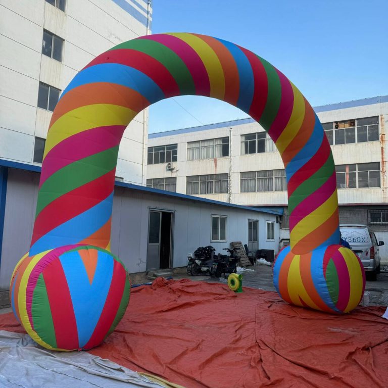 giant colorful inflatable arch inflatable entrance archway for event