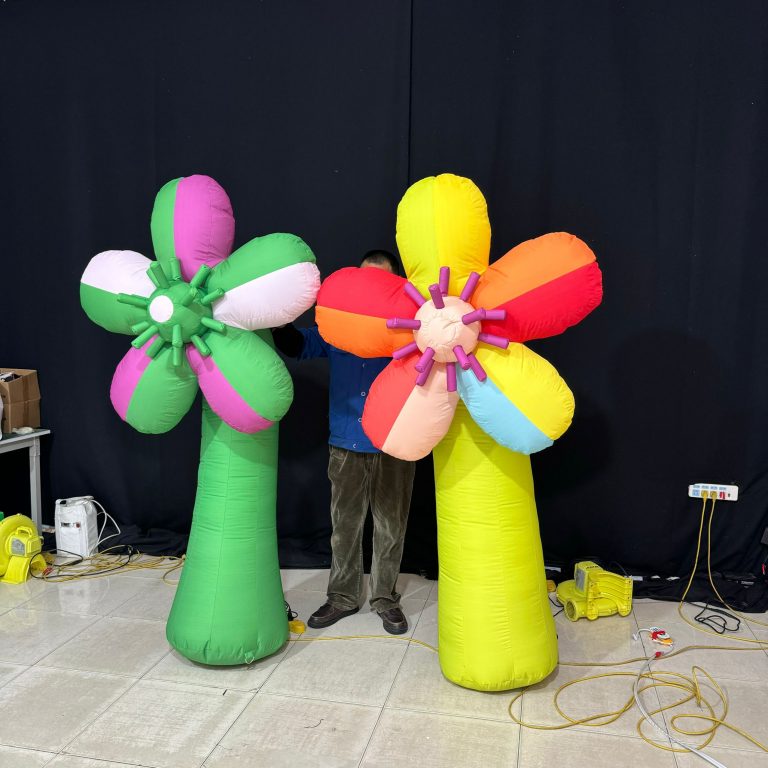color flower decor inflatables for event