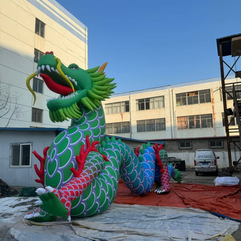 10m giant inflatable dragons for square decor