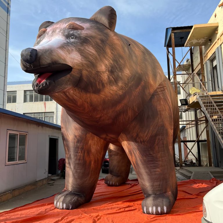 giant inflatable bear animal inflatable brown bear