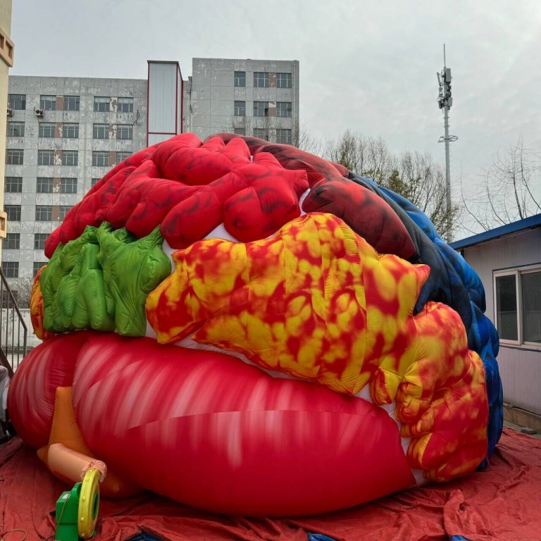 inflatable brain tunnle for education exhibitions inflatable brain tent